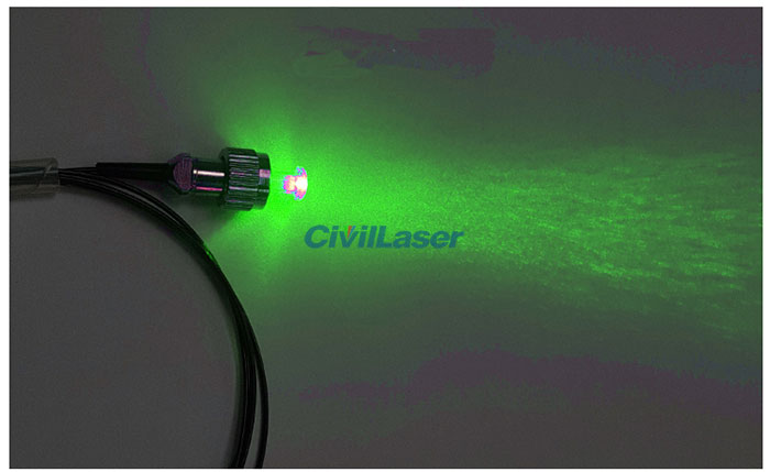 450nm pigtailed laser